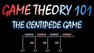 Game Theory 101 24 The Centipede Game [upl. by Yzzik919]