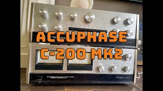 Accuphase C 200 II Pre Amplifier repair [upl. by Attelocin]