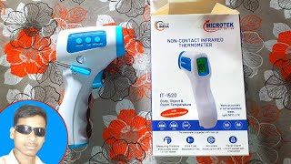 Microtek it 1520 non contact infrared thermometer  Unboxing review and complete setup guide  see [upl. by Bez]