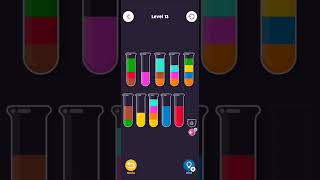 Water sort Hard level 13  game puzzle water sort [upl. by Kreit]