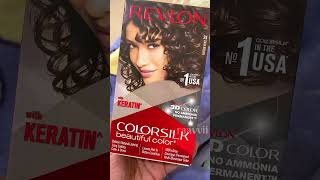 Revlon colorsilk hair color with keratin  dark brown shorts [upl. by Allianora]