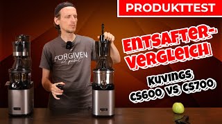 Entsaftervergleich  Kuvings Profi Whole Slowjuicer  CS600 vs CS700 [upl. by Aillij]