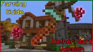 Creating THE ULTIMATE HOE  Hypixel Skyblock Nether warts edition [upl. by Jaymie]