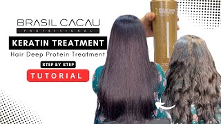 StepByStep Brasil Cacau Keratin Treatment Method  Hair Protein Treatment Explained [upl. by Helali94]