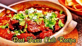 Best Texas Chili Recipe Quick And Easy Meals [upl. by Doowrehs]