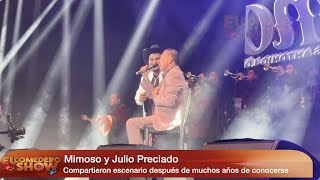 JULIO PRECIADO y MIMOSO cantaron juntos el tema quotTel olvidarequot por primera vez [upl. by Neelhtakyram]