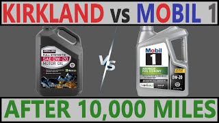 Comparing Costco Kirkland Oil to Mobil 1 After 10000 Miles [upl. by Aicelf]