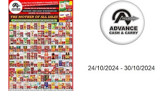 Advance Cash amp Carry specials ZA  24102024  30102024 [upl. by Htenaj]