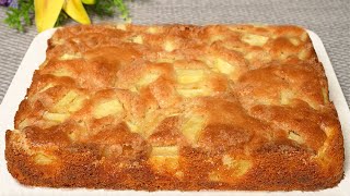 Kuchen in 5 Minuten Der berühmte Apfelkuchen der in ihrem Mund schmilzt Einfach und lecker [upl. by Darahs]