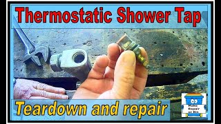 Thermostatic shower mixer tap teardown and repair [upl. by Nole]