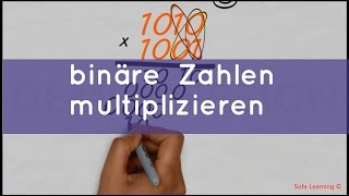 binäre Zahlen multiplizieren  duale Zahlen  Multiplikation  Dualsystem  boolesche Algebra [upl. by Eckhardt253]