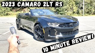 2023 Chevrolet Camaro 2LT  10 Minute Review [upl. by Staal]