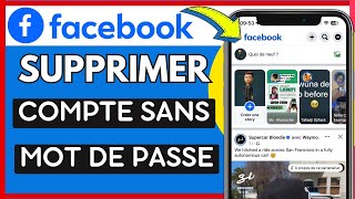 Comment Supprimer Un Compte Facebook Sans Mot De Passe [upl. by Tnarud]