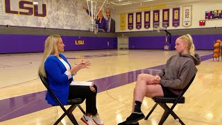 Part Two Exclusive interview with LSU Point Guard Hailey Van Lith [upl. by Aras]