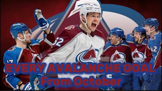 Every Colorado Avalanche Goals From October 20242025 Regular Season [upl. by Towrey]