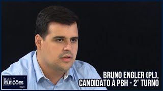 Bruno Engler PL candidato à PBH  2° Turno  BAND ELEIÇÕES 2024 [upl. by Neyu495]