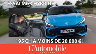 Essai MG3 Hybrid  que vaut vraiment la citadine hybride la plus puissante [upl. by Araec340]