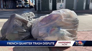 New Orleans waste contractor demands French Quarter downtown contract [upl. by Aliekahs]