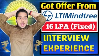 16 LPA Fixed  Got Offer From LTIMindtree 🎉  Interview Experience  Amrit Anand [upl. by Schmidt]