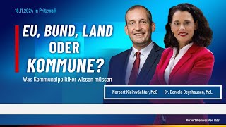 LIVE  EU Bund Land oder Kommune [upl. by Lisbeth]