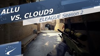 allu vs Cloud9  ELEAGUE Season 2 [upl. by Eenitsed679]