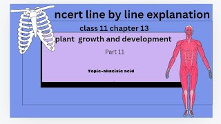 abscisic acid ncert line by line explanation [upl. by Sina]