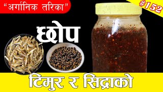 सिद्रा र टिमुर काे छाेप यसरी बनाउनुहाेस । Sidra ra Timur ko Chhop Recipe Banaune Tarika [upl. by Rorie197]