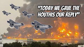 Israelis Hit Houthis Back Harder [upl. by Ahtreb504]