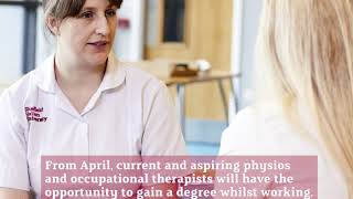 Physiotherapy and occupational therapy degree apprenticeships launch [upl. by Pell]