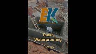 Waterproofing  water tanks construction waterproofing shots [upl. by Harper]