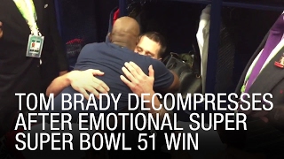 EXCLUSIVE Tom Brady Decompresses After Emotional Super Bowl 51 Win [upl. by Eniksre]