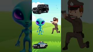 In Main Se Police Ki Car 🚔 Kaun Si Hai shorts cartoon funny [upl. by Hareehat]