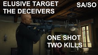 HITMAN 3  Elusive Target  The Deceivers  Silent Assassin Suit Only  One Shot Two Kills [upl. by Nehemiah]