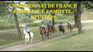 Championnat de France dEndurance Equestre à Lamotte Beuvron [upl. by Eusadnilem]