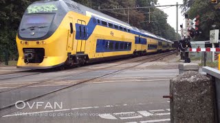 VIRM keihard op de schijfrem voor station DriebergenZeist [upl. by Pallaton]