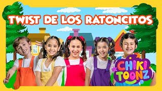 Twist De Los Ratoncitos  Chiki Toonz  Música Infantil crianças kidsvideo song [upl. by Anisor]