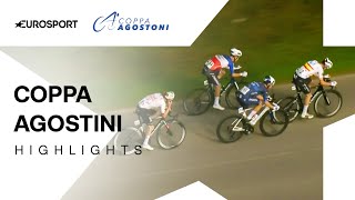 LONG SPRINT 🏁  2024 Coppa Agostoni Mens Race Highlights  Eurosport Cycling [upl. by Morice]