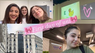 UNİVERSİTETİN İLK GÜNÜ🏫🎀🌟 XƏZƏR UNİVERSİTETİ  UNİVERSİTET VLOG 1 khazaruniversity [upl. by Celestyna]