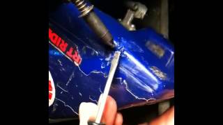 MX plastic gas tank fix [upl. by Eciram]