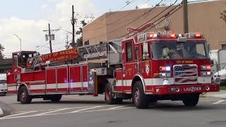 Fire Trucks Responding Compilation Part 68  Ladder Trucks [upl. by Nancee]