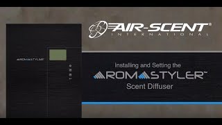 How To Install And Program The Aroma Styler HVAC Air Freshener [upl. by Deanne]