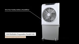 Enfriador De Aire Portátil 45L Modelo 3204 Mytek【Full Video】 [upl. by Nikral]