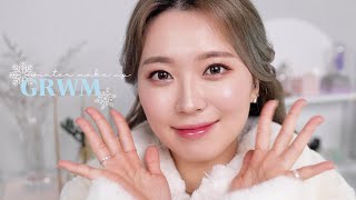 GRWM 촉촉반짝 다하는 연말 메이크업❄️ 근데 이제 새장비를 곁들인  프리랜서 2년차 esfj의 목표  헤이미 HEYMII [upl. by Shaina]