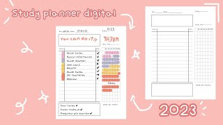 Study Planner Digital 2023 Descargable Pdf y Power point [upl. by Nonahs408]