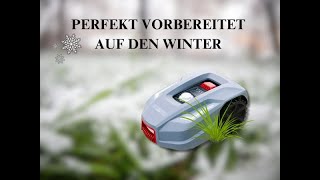 ❄So lagern Sie Ihren LERAVARasenroboter richtig für den Winter ein❄ [upl. by Lleznod]