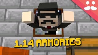 EASY Armories in Minecraft 114 [upl. by Harcourt904]