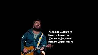 Sanam re Lyrics Arijit Singh ll Pulkit Samrat Yami Gautam Urvashi Rautela l Divya khosla kumar [upl. by Eselehs]