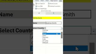 Create an easy dropdown list in Excel [upl. by Beller]