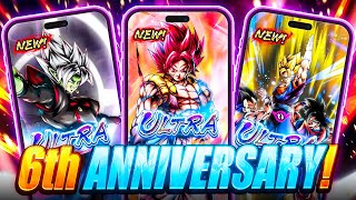 6th Year Anniversary Characters Dragon Ball Legends [upl. by Eyaf32]