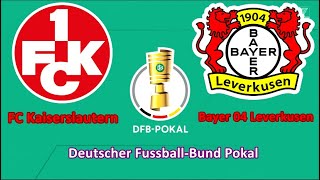 DFBPOKAL Final FC KAISERSLAUTERN  BAYER 04 LEVERKUSEN bayer04fussball [upl. by Einrae738]